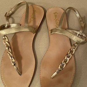 Gold sandal